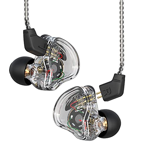 Yinyoo CCZ Melody KopfhörerYinyoo Hybrid 1ba 1DD HiFi in Ohrmonitoren, Deep Bass Leichtes In-Ear-Kop