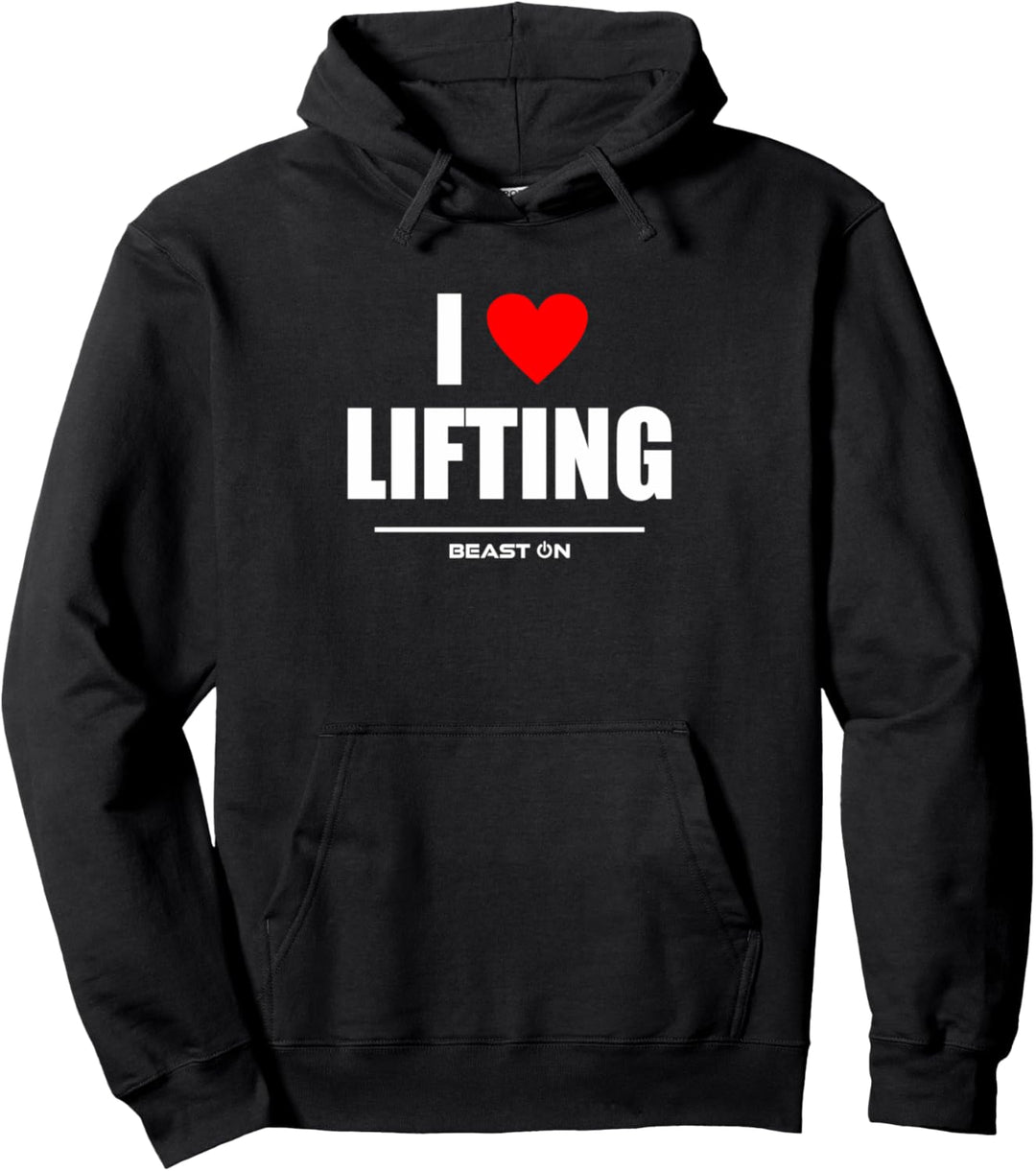 I Love Lifting Red Gym Workout Fitness Bodybuilding Gewinne Pullover Hoodie