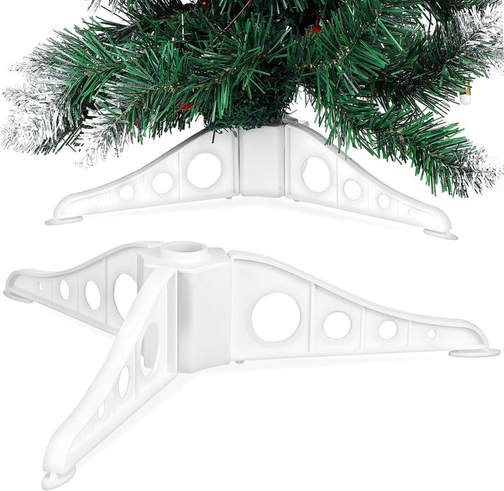 BESPORTBLE Weisser Weihnachtsbaumständer Weihnachtsbaumstütze Ersatz Für Einen Gefälschten Baumständ