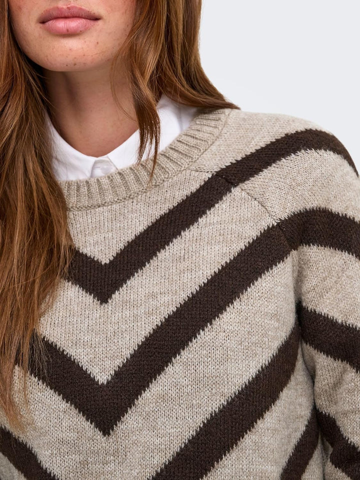 ONLY Female Strickpullover ONLELIZA Strickpullover | Knitted Pullover XS String, XS String