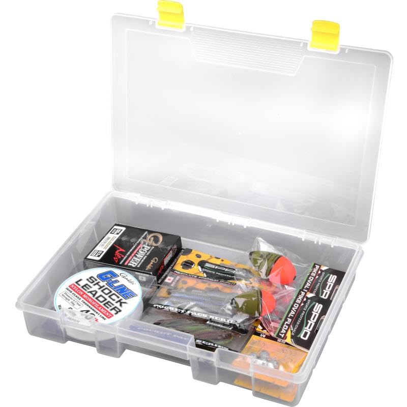Spro Tackle Box 35,5x25x5,5cm - Angelbox für Angelzubehör, Tacklebox für Kleinteile zum Angeln, Box
