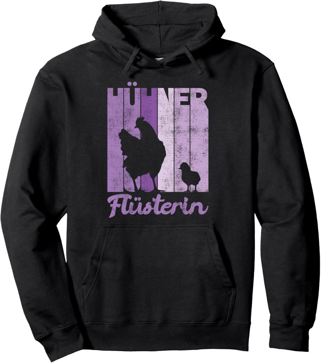 Retro Hühner Flüsterin Lustiges Bäuerin Huhn Geschenk Pullover Hoodie