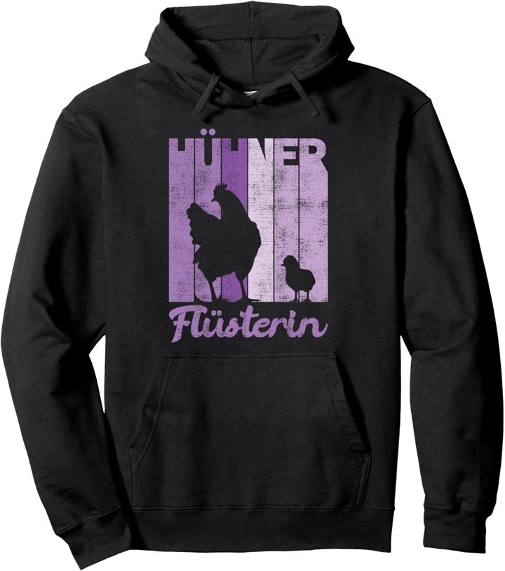Retro Hühner Flüsterin Lustiges Bäuerin Huhn Geschenk Pullover Hoodie