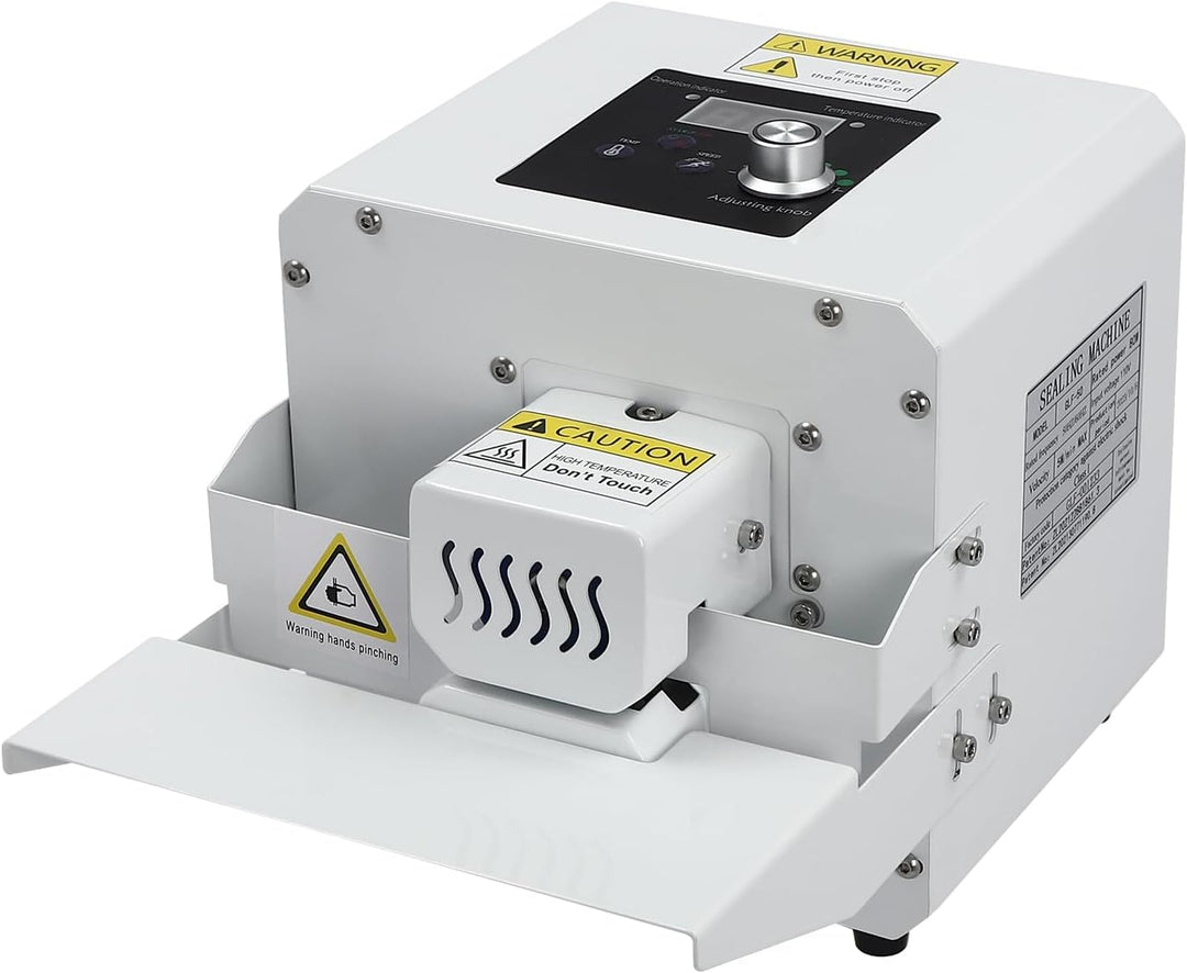 NEWTRY Elektrischer automatischer Rollverschliesser für Beutel, kontinuierliches Heisssiegelgerät ge