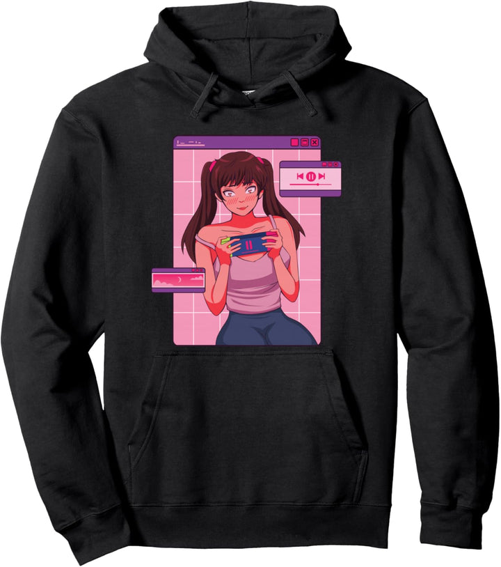Japanisches Anime-Gamer Girl - Japan Aesthetic Pullover Hoodie