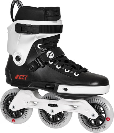 Powerslide Inline Skate Next Core Black 100, für Urban und Fitness, für Damen und Herren 42-43, 42-4