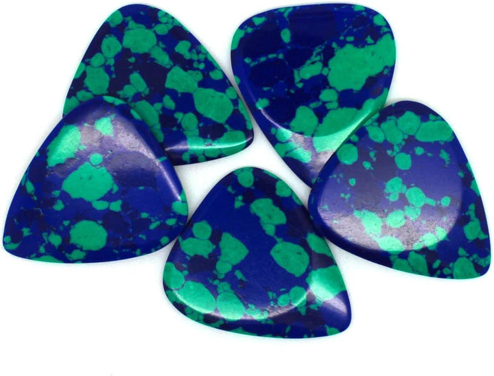 Stone Tones Plektren, 4er-Pack mit 4 verschiedenen Designs