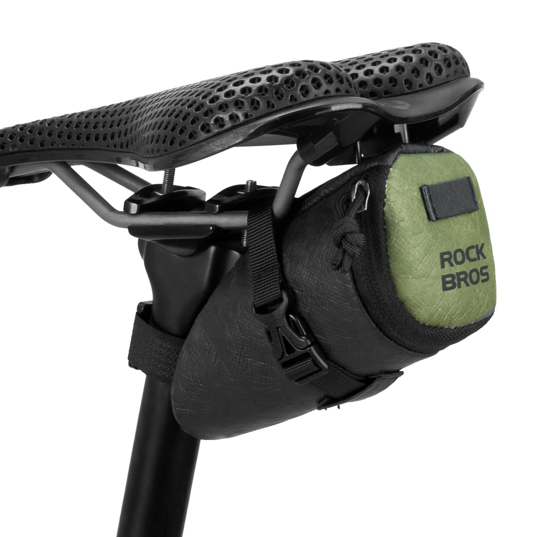 ROCKBROS Fahrrad Satteltaschen Ultralight Fahrradtasche Sattel mit Klettverschluss, Reissfest Wasser