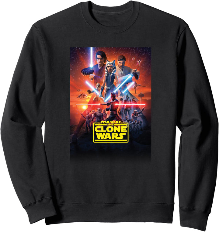 Star Wars The Clone Wars The Final Season Poster Sweatshirt