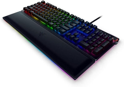 Razer Huntsman Elite Mechanische Gaming-Tastatur, Opto-Mechanische Taste, UK-Layout, Hunstman Elite