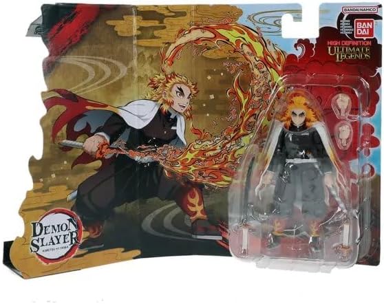 Bandai - Ultimate Legends HD - Demon Slayer Actionfigur 12 cm - Kyojiro Rengoku - Offizielle Demon S