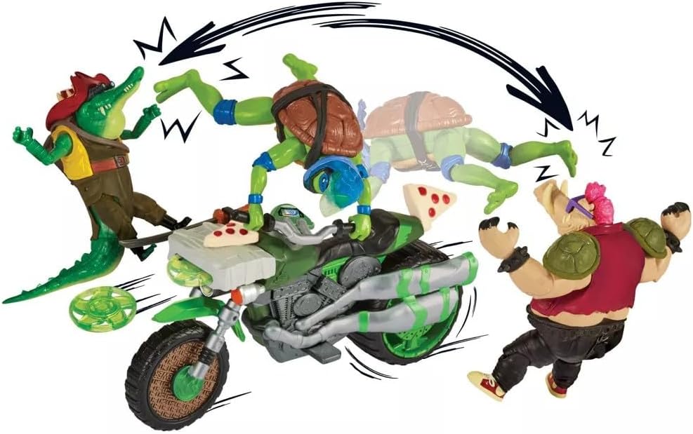 Teenage Mutant Ninja Turtles - Drive N Kick Cycle W/Figure