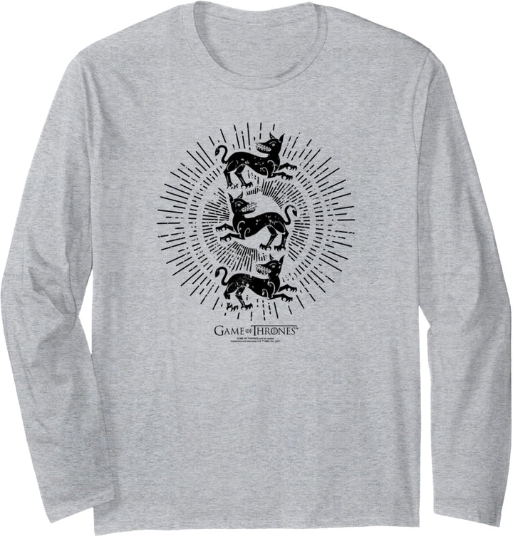 Game of Thrones Clegane Burst Sigil Langarmshirt