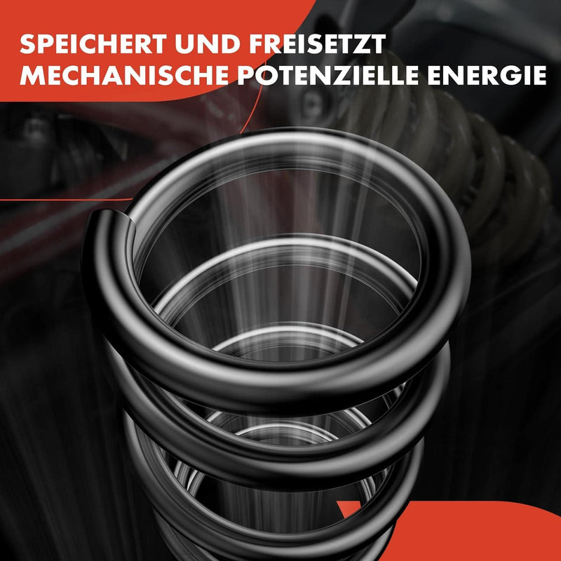 Frankberg 4x Federn Fahrwerksfeder Vorne Hinten Kompatibel mit 3er F30 F80 3.0L 2011-2018 Replace