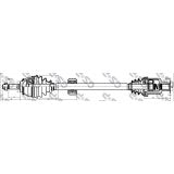 GSP 245085 Antriebswelle