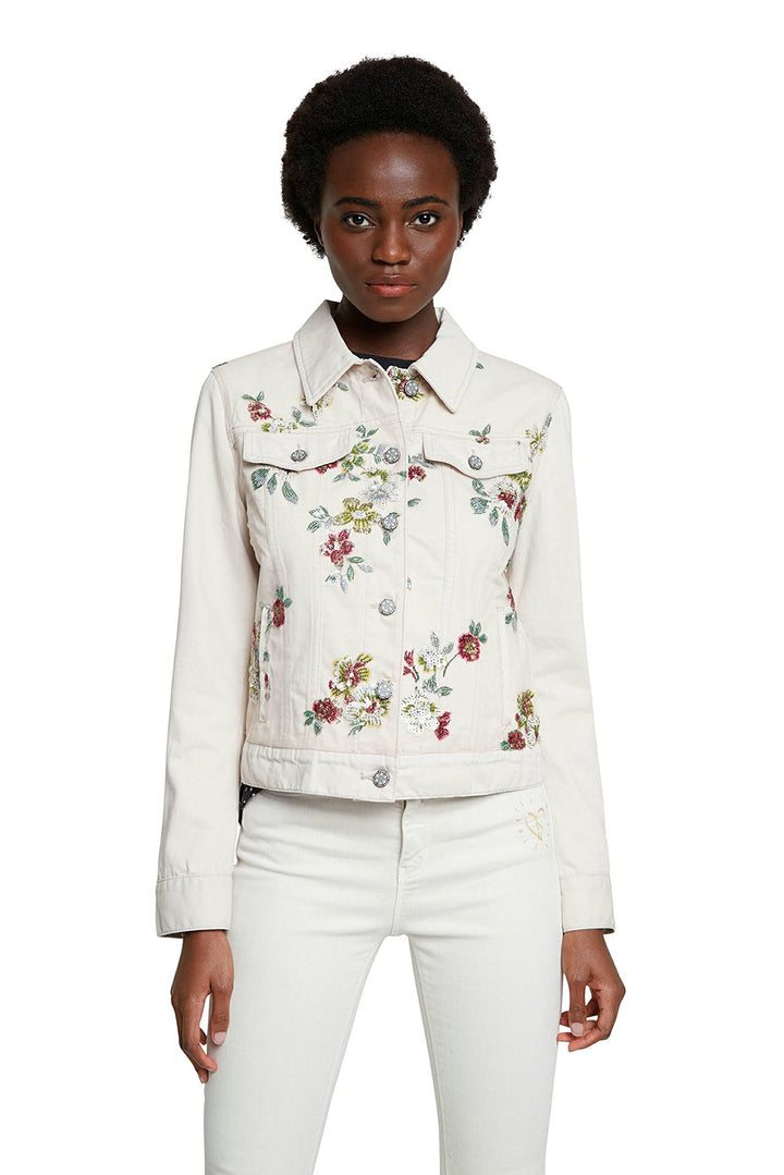 Desigual Damen 21Swen189020 Jacken, Material Finishes, L