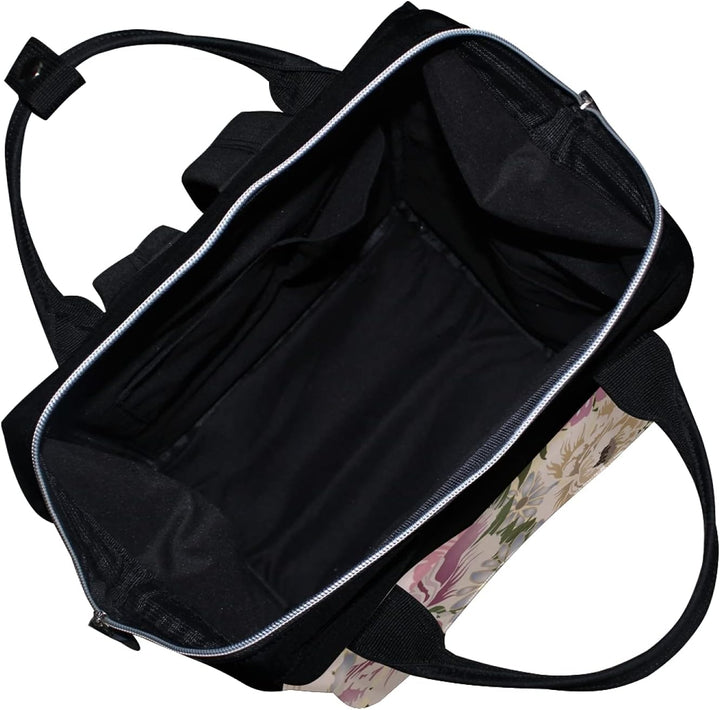 Blume Malen Wickeltasche Reiserucksack Grosse Kapazität Schulter Mom Taschen für Reisen im Freien