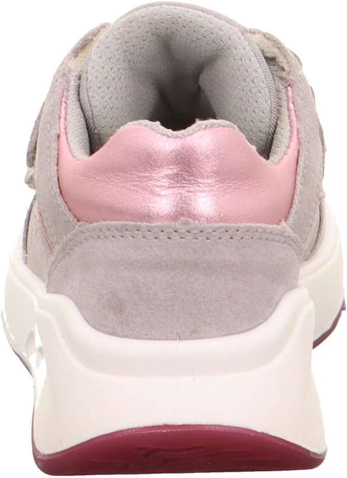 Superfit Mädchen Melody Sneaker 28 EU Hellgrau Rosa 2500, 28 EU Hellgrau Rosa 2500
