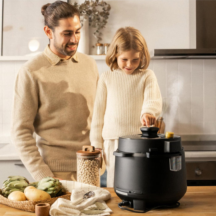 NEWLUX - SmartChef V600 Multikocher 6L, 1200W, Schnellkochtopf mit 4 Druckstufen (90 kpa) und 17 Pro