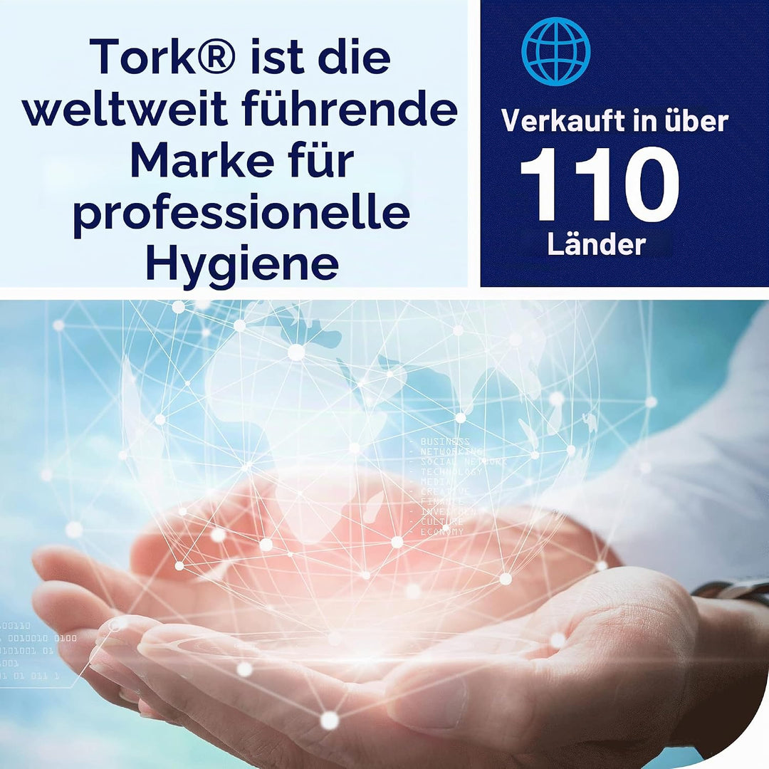 Tork 570137 Extra Starke Industrie Reinigungstücher für W1 Bodenständer/Wandhalter-, W2 Innenabrollu