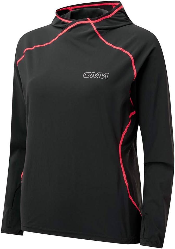 OMM ORIGINAL MOUNTAIN MARATHON Damen Breeze Hoodie Jungen L Schwarz / Rosa, L Schwarz / Rosa