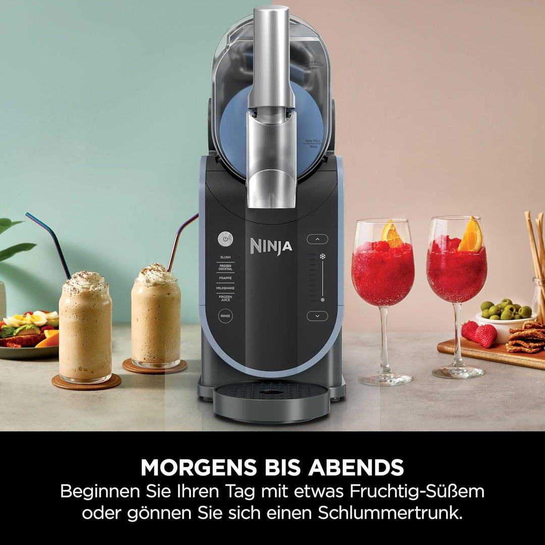 Ninja SLUSHi Maschine für Slush, Eis-Cocktails, Frappé, Milchshakes & gefrorenen Saft, ohne Eis oder
