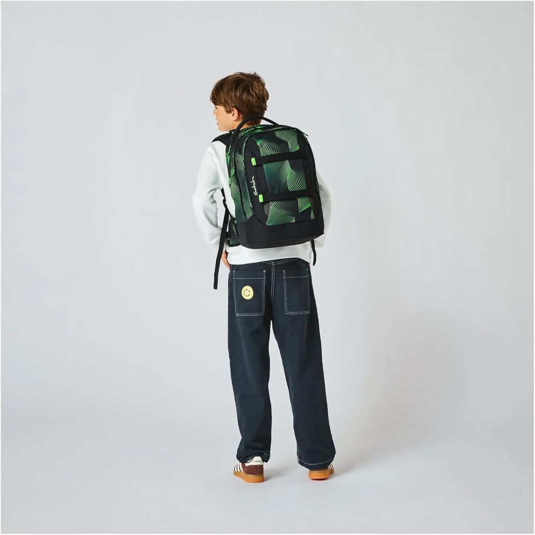 Satch Pack ab 5. Klasse ergonomisch 30L Stauraum standfest Organisationstalent Einheitsgrösse Seismi