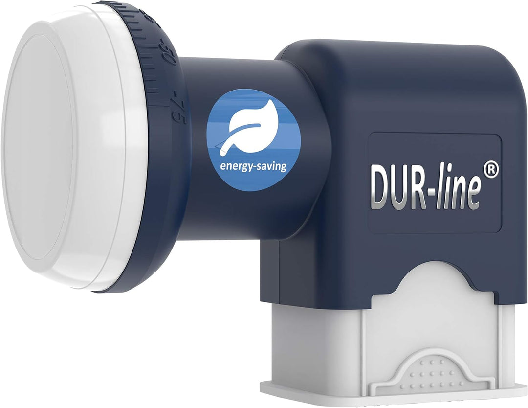 DUR-line Blue ECO Quad - Stromspar-LNB - 4 Teilnehmer - Premium-Qualität - [ Test SEHR GUT *] 4-Fach