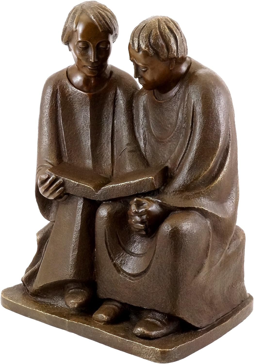 Die Lesende Mönche (1932) - signiert - Ernst Barlach Skulptur - Bronzefigur - Güstrow - Kunst Figur