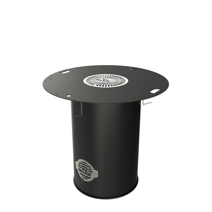Grillfire GRILLSET BASE – Feuerplatte Ø100cm & Grillrost | Feuerheber Standard, Feinkorn| Outdoor-Gr
