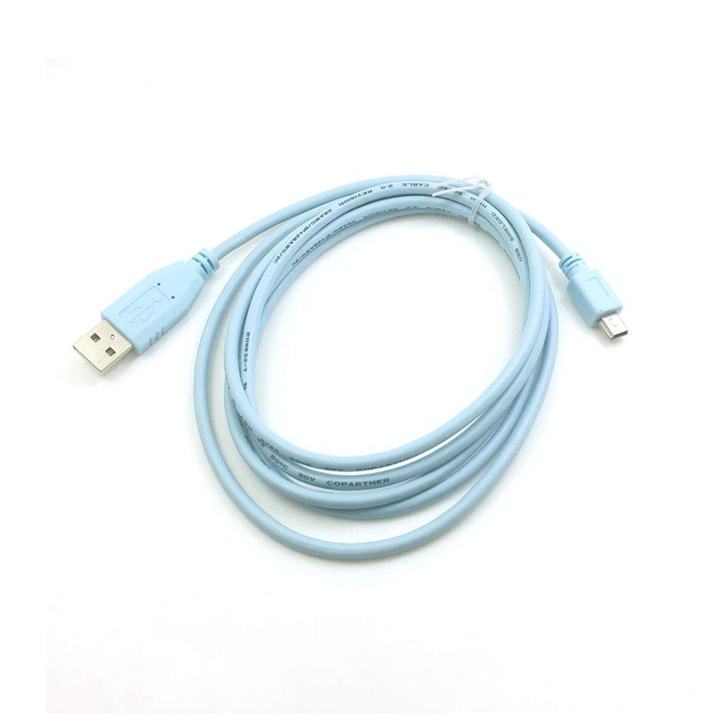USB-Mini-Konsolenkabel, 5-polig, für Cisco WS-C3750X 2921, 2911, 2921, 2951 Router und Schalter