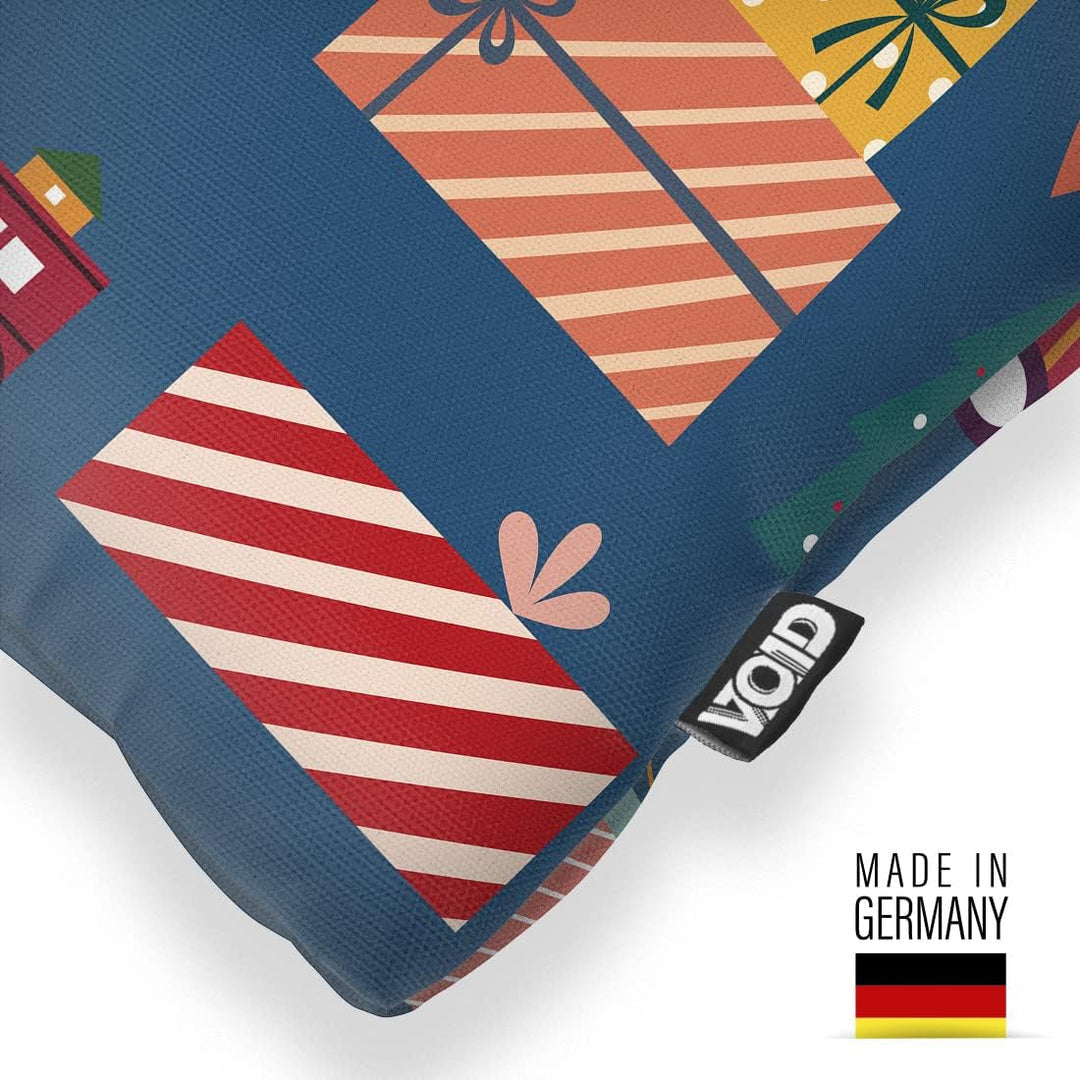 VOID Nussknacker Geschenke Kissenbezug Kissenhülle Sofakissen Kissen Deko Weihnachten Winter Weihnac