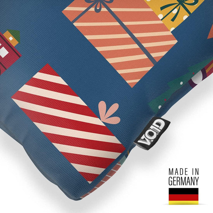 VOID Nussknacker Geschenke Kissenbezug Kissenhülle Sofakissen Kissen Deko Weihnachten Winter Weihnac