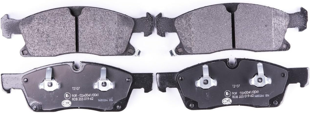 HELLA PAGID 8DB 355 019-621 Bremsbelagsatz - T2107 - Dicke/Stärke: 21.3mm - Bremssystem: Teves - mit