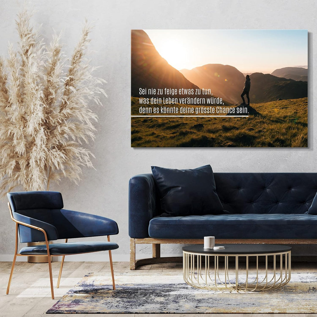 Printed Paintings Leinwand (80x60cm): Motivations-Sprüche und Zitate (Quotes), Inspirational Powe 80