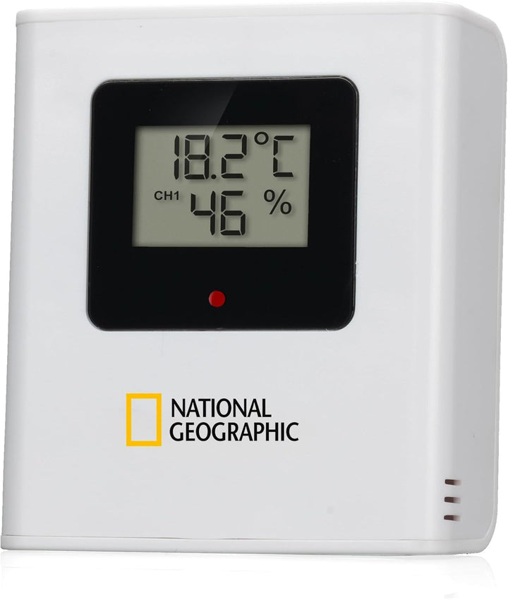 National Geographic Wetterstation Funk mit Aussensensor VA Farb Wetterstation