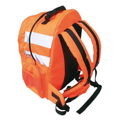 Portwest Schnellverschluss-Warnschutz-Rucksack, Grösse: Einheitsgrösse, Farbe: Orange, B904ORR