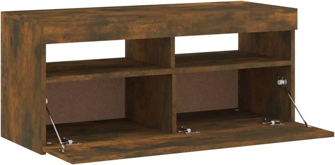 Tidyard TV-Schrank TV-Ständer Mit RGB-LED-Leuchte Fernsehschrank Sideboard Lowboard Fernsehtisch Sof