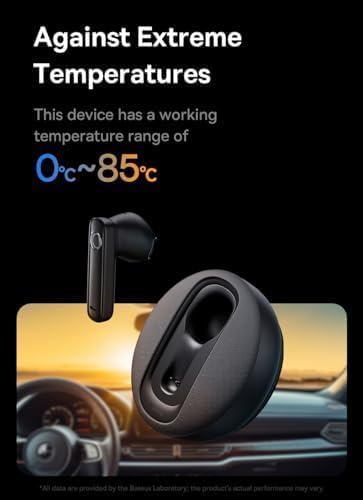 Smart Wireless earpiece Baseus CM10 (Black)