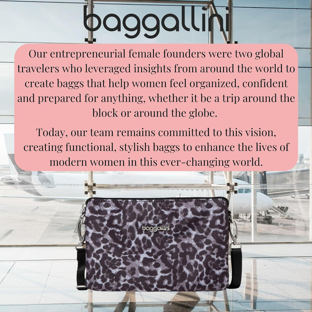Baggallini Die einzige Mini-Tasche Einheitsgrösse Grauer Wild Cheetah, Einheitsgrösse Grauer Wild Ch