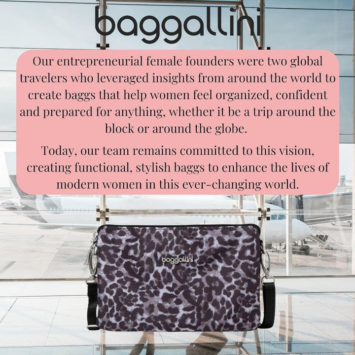 Baggallini Die einzige Mini-Tasche Einheitsgrösse Grauer Wild Cheetah, Einheitsgrösse Grauer Wild Ch