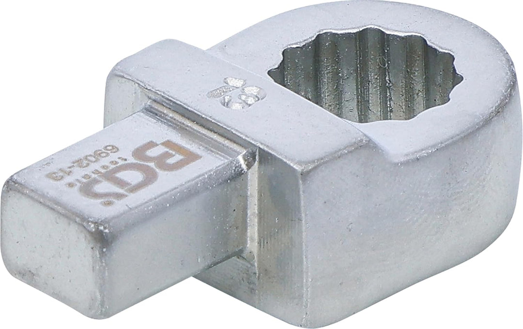 BGS 6902-13 | Einsteck-Ringschlüssel | 13 mm | Aufnahme 9 x 12 mm, 13 mm