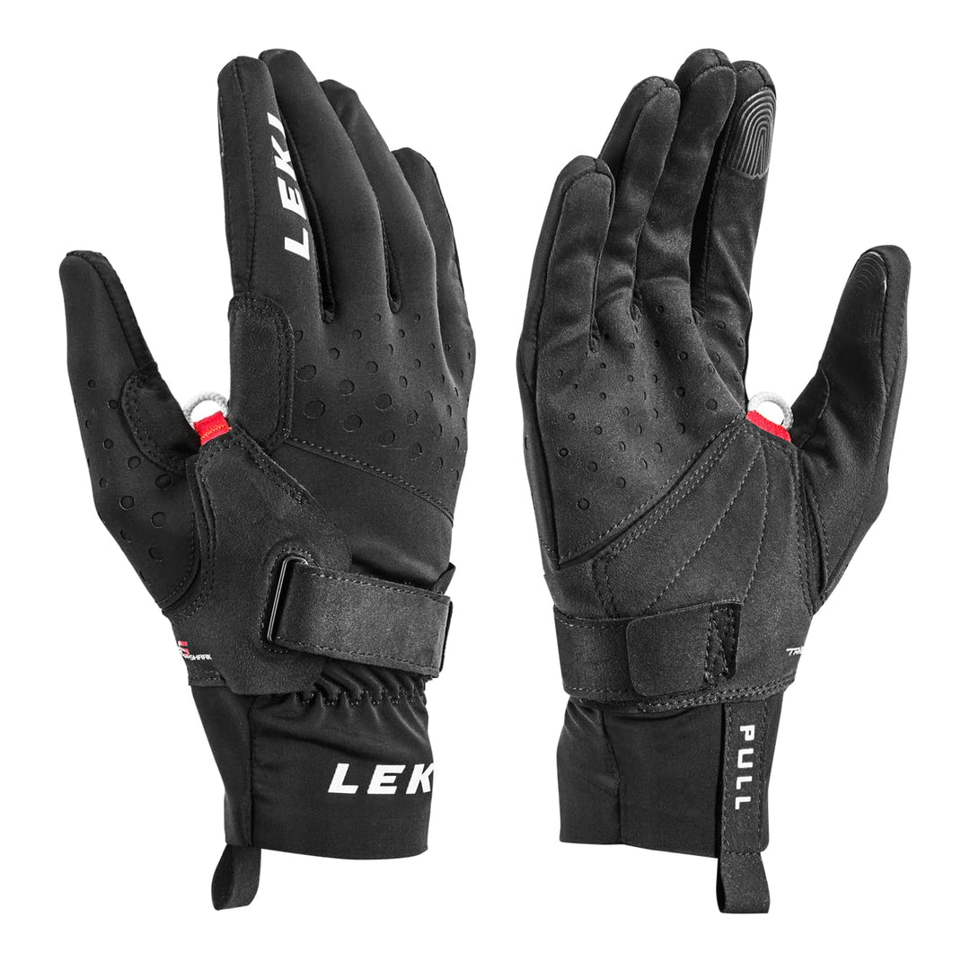 LEKI Spox GTX Handschuhe Skihandschuhe Fingerhandschuhe 6 Schwarz/Rot, 6 Schwarz/Rot