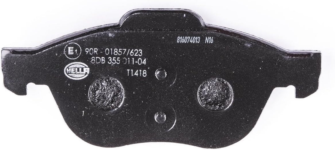 HELLA PAGID 8DB 355 011-041 Bremsbelagsatz - T1418 - Dicke/Stärke: 18.3mm - Bremssystem: Teves - mit