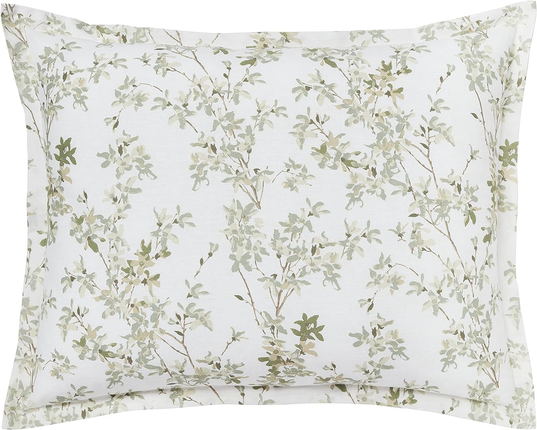 Laura Ashley Home - Queen-Bettbezug-Set, Baumwolle, wendbare Bettwäsche mit passenden Kissenbezügen,