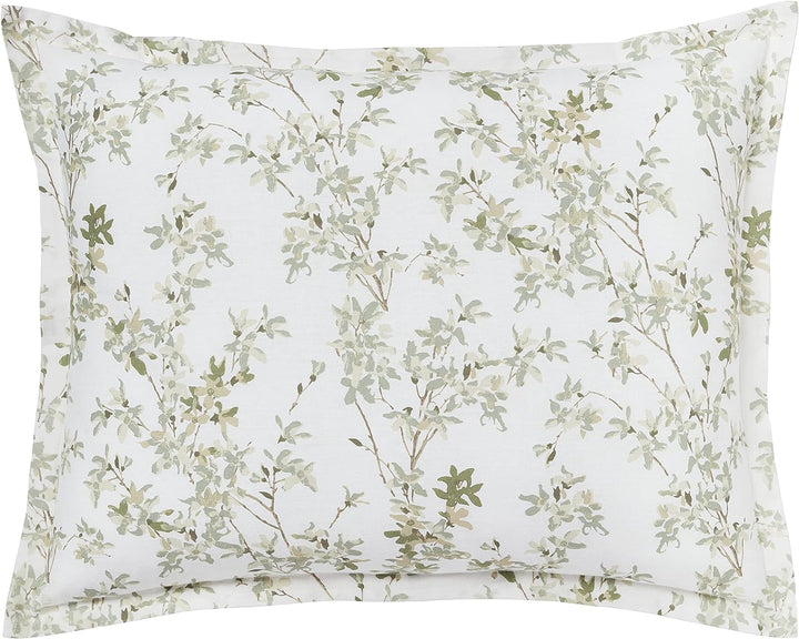 Laura Ashley Home - Queen-Bettbezug-Set, Baumwolle, wendbare Bettwäsche mit passenden Kissenbezügen,