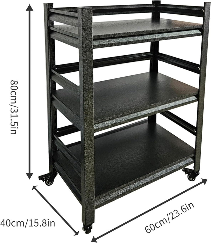Effortsaving Küchenregal Stehend,3–5 Stockwerke Höhenverstellbar Kellerregal,Geeignet für Wohnungen