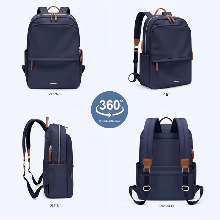 GOLF SUPAGS Laptop Rucksack für Damen Casual Daypack für Arbeit Reisen College Schulrucksack Handtas