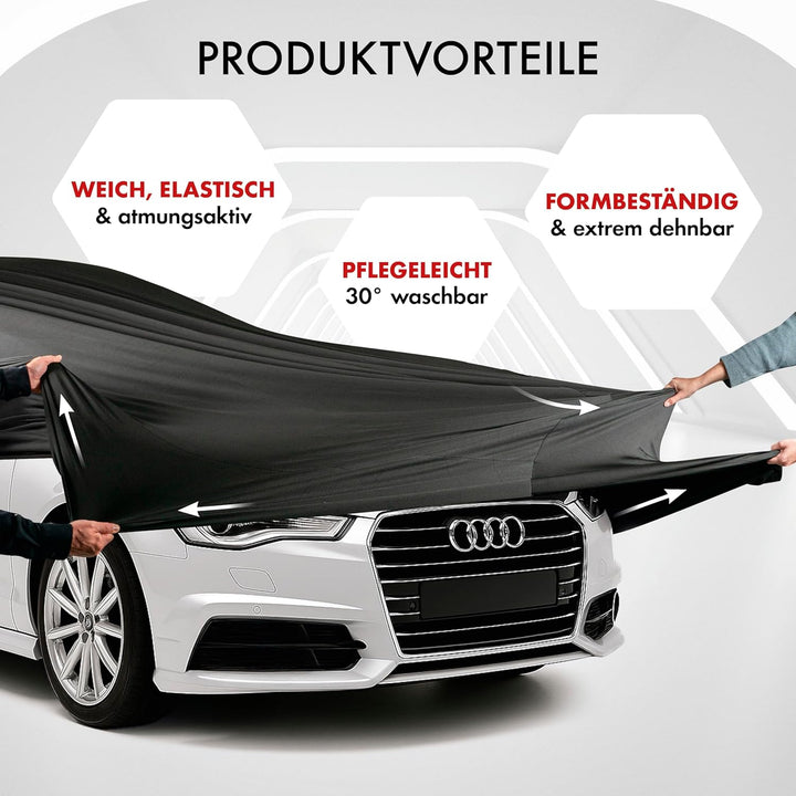 Walser Abdeckung Auto Indoor Stretch, Autoabdeckung, staubdichte Autogarage, Autoplane Winter, Autog