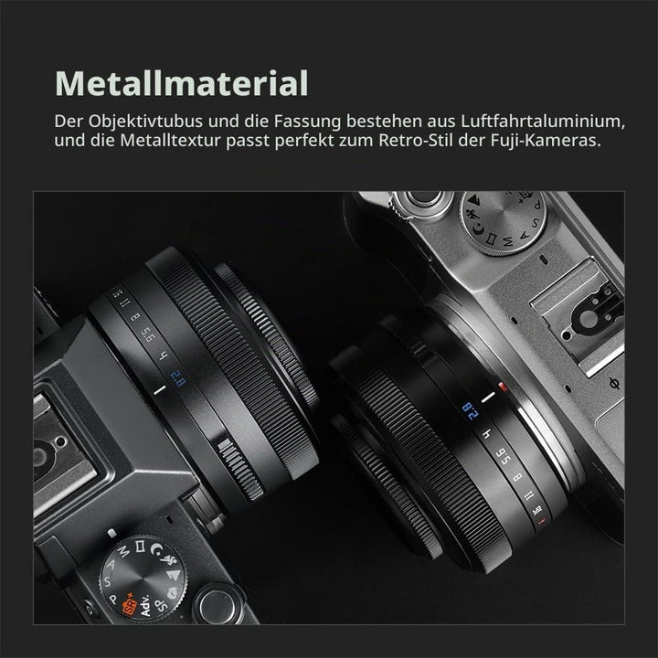 TTArtisan 27 mm F2,8 Metallgehäuse, Autofokus, AF-Objektiv, kompatibel mit Sony E-Mount, Schwarz AF2